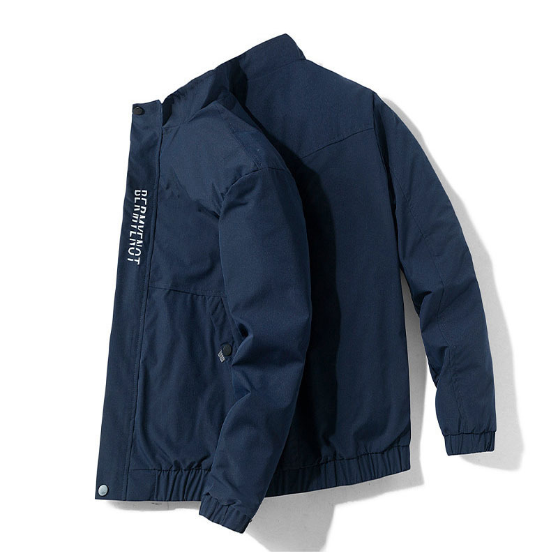 Big Sale Genuine Special Price Jacket Men's Spring & Fall Business Casual Slim Sports Stand Collar Coat Windbreaker Jacket