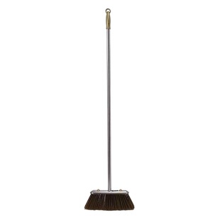 Household Department Store Cleaning Stainless Steel Handle Broom Plastic Broom Dry and Wet Dual-Use Outdoor Durable Hair-free Broom