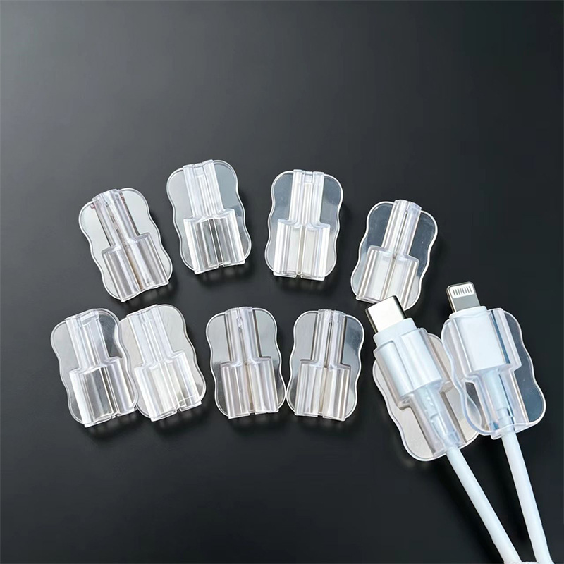 Material al por mayor en stock pinzador de alambre para Apple 15 doble cable de datos tipo-c Lightning cable clip