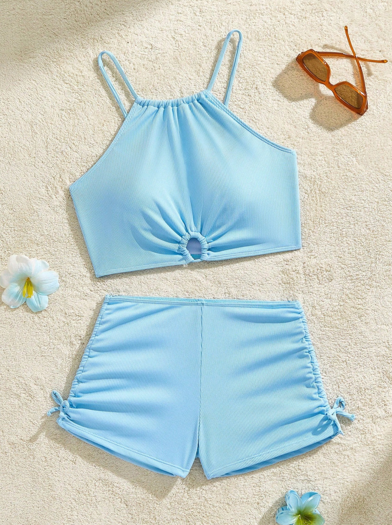 Damen Zweiteiliger Bikini Für Das Thermalbad Sportliche Bademode_voghion.com