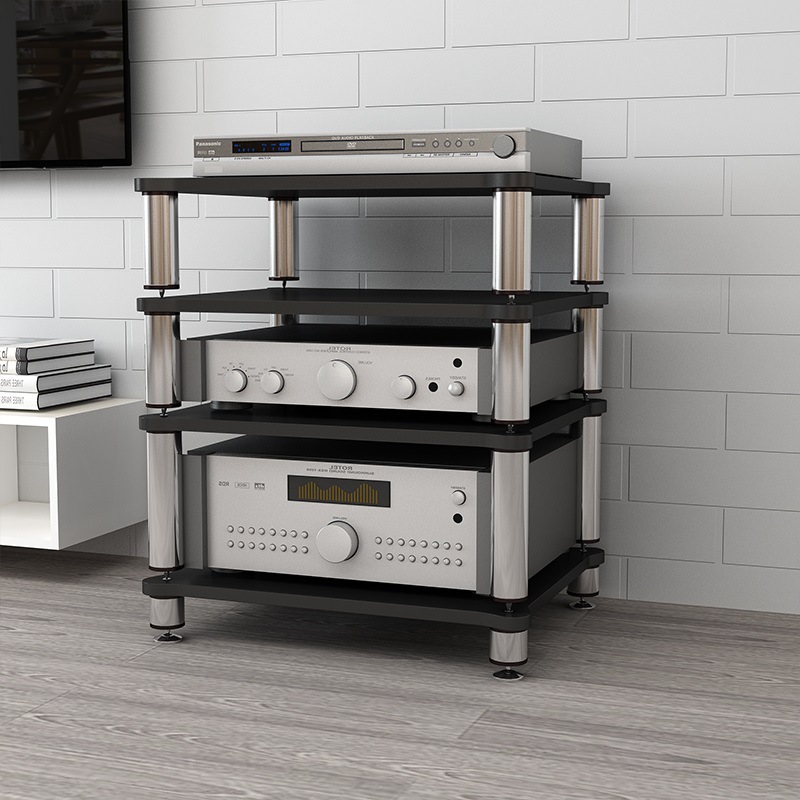 Hifi Amplifier Cabinet Amplifier Rack Amplifier Rack Audio Cabinet Audio-Visual Equipment Rack Shock Absorber Rack Tv Cabinet Foot Nail Tripod