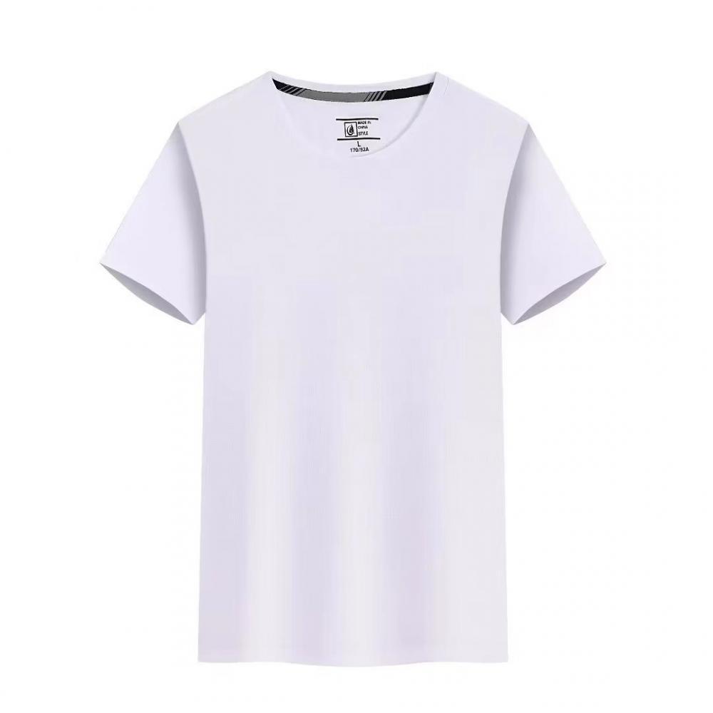 200G secado rápido camiseta de cuello redondo impresión de manga corta logotipo 25 verano nueva camiseta publicitaria personalizada ropa de grupo para hombres y mujeres image 7