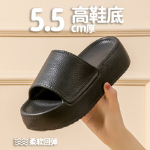 女士踩屎感凉拖鞋夏季外穿室内居家用厚底轻便办公室宿舍情侣托鞋