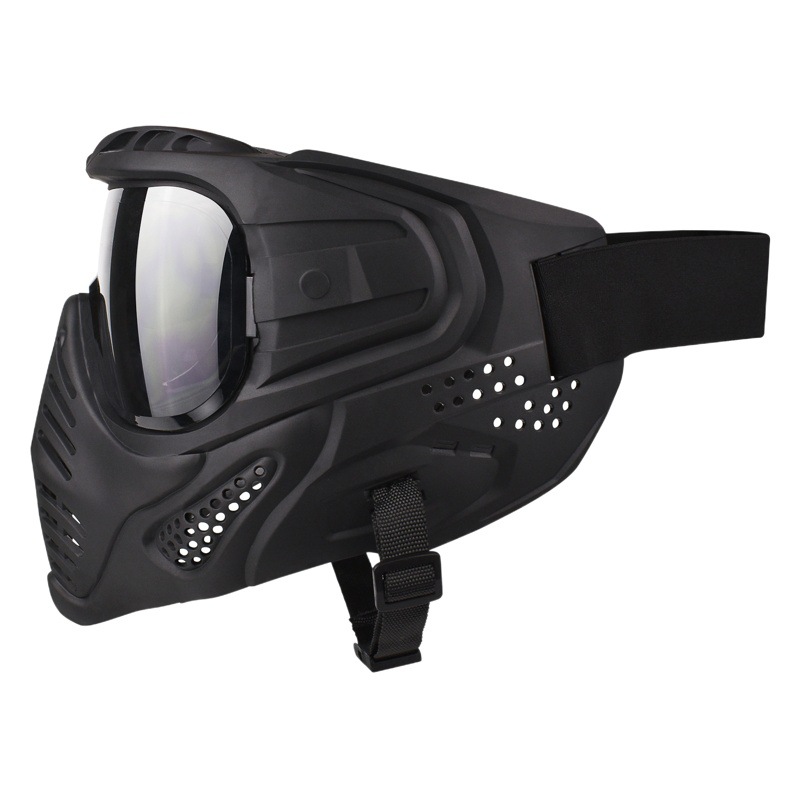 Máscara táctica SQB pistola de bala suave máscara protectora al aire libre real CS equipo de ventilador militar Amazon transfronteriza