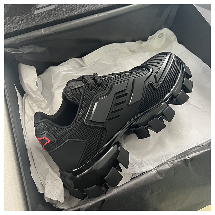 [Versión superior] Transformers zapatos de papá Plataforma de las mujeres zapatillas de deporte de los hombres Internet celebridad altura aumento casual pareja zapatos