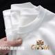 Heavy Cotton Short Sleeve Men's and Women's Fashion Crewneck 220g New Shoulder Base Half Sleeve Summer Loose Casual T-shirt