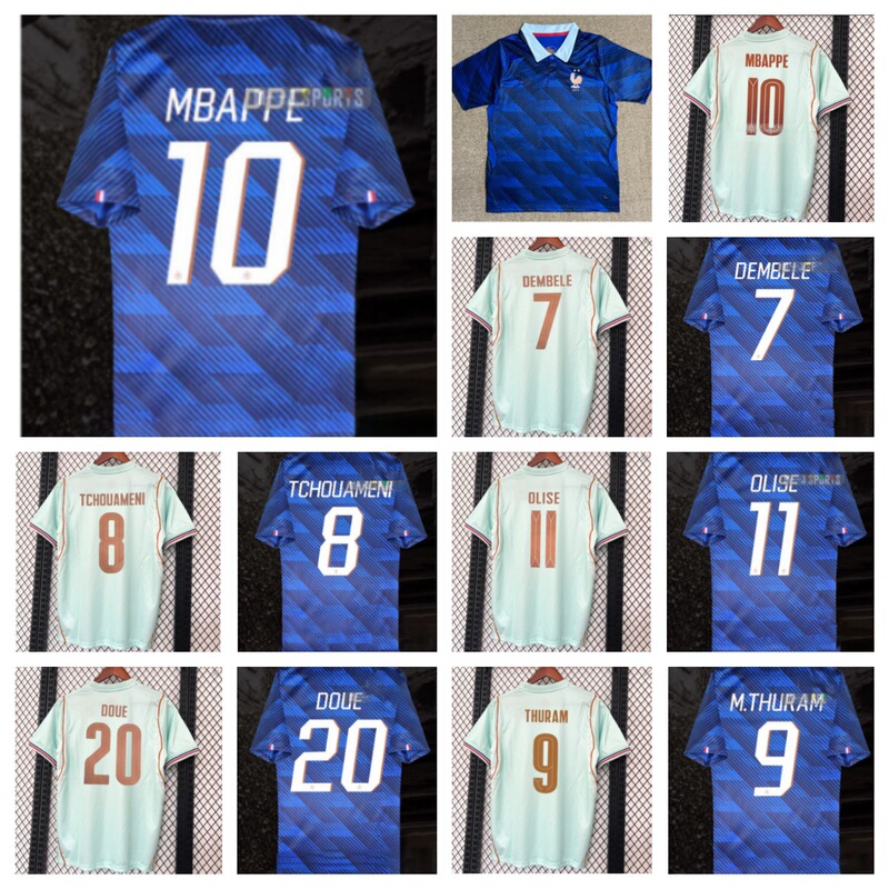 2627 World Cup National Team France Jersey with Number 10 Mbappe Original Printed Number Football Shirt 2627 World Cup National Team France Jersey with Number 10 Mbappe Original Printed Number Football Shirt