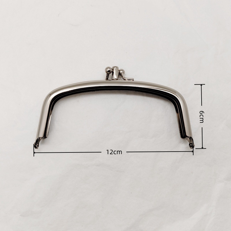 120*60mm三层零钱包夹 化妆包五金框架 DIY手工口金夹子