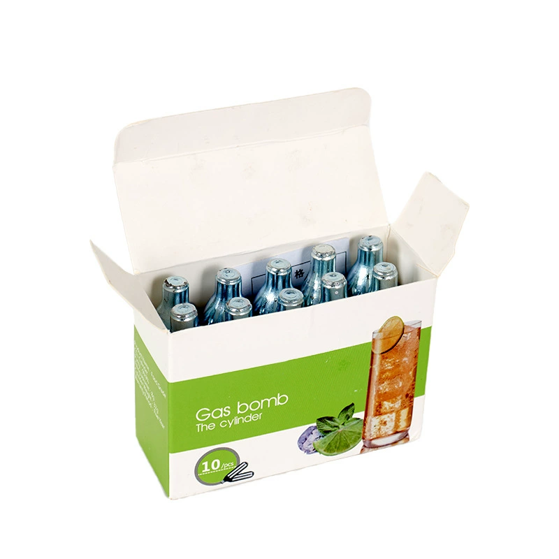 8 г пищевого диоксида углерода CO2 пузырьковая бомба маленький газовый баллон содовая вода пузырьковая вода машина содовая вода машина одноразовое газовое яйцо