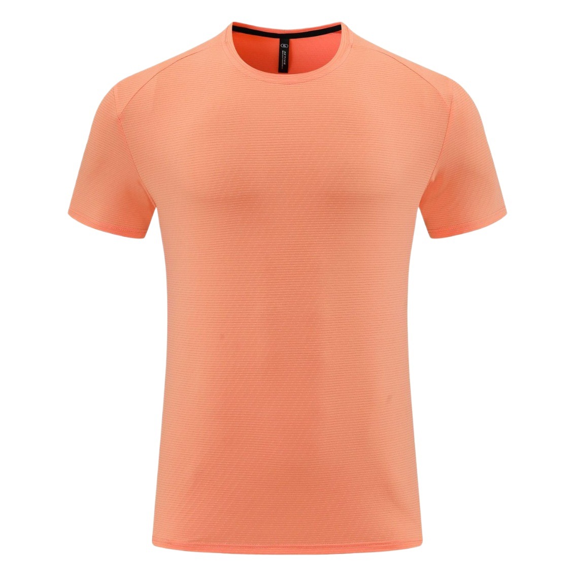 Color sólido transpirable deportes de manga corta camiseta de los hombres de verano delgada ropa de secado rápido correr baloncesto entrenamiento ropa de entrenamiento de fondo superior