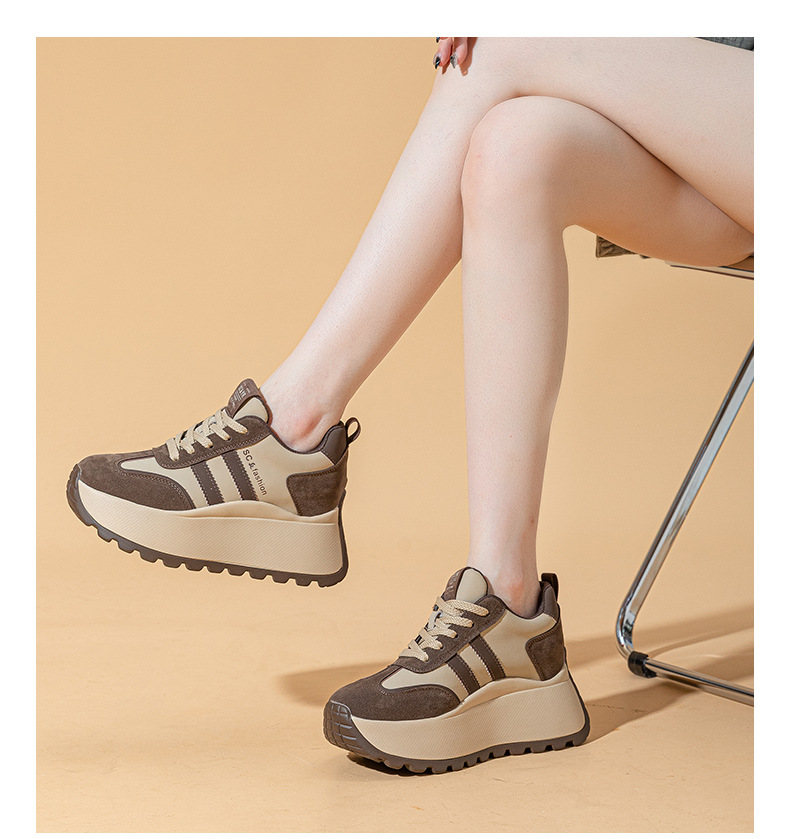 Ténis chunky dad com plataforma sapatos moda feminina_voghion.com