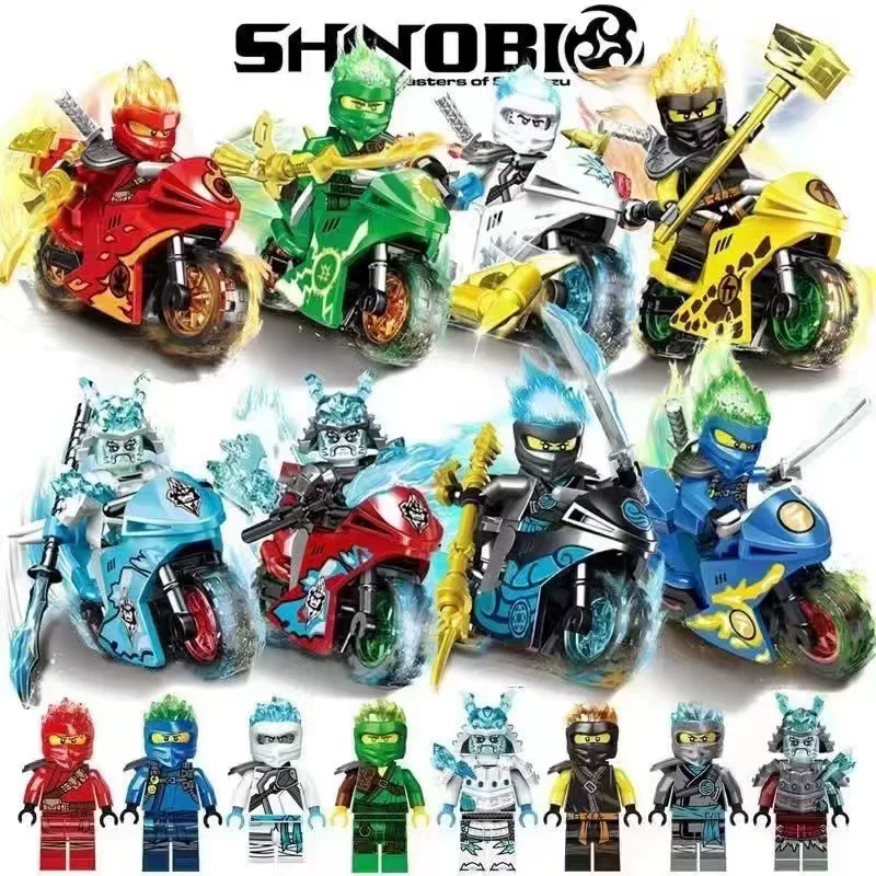 Минифигурки набор (Lego) — assorted минифигуры и транспорт, коллекционная серия, подарок