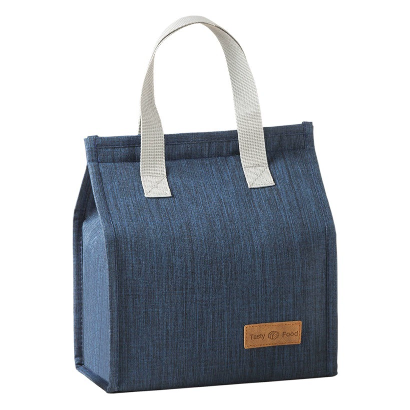 Zhenwei Минималистичная сумка для еды Вертикальная портативная катионная сумка для обеда Изолированная сумка Сумка для ланча Большая вместительная сумка для обеда