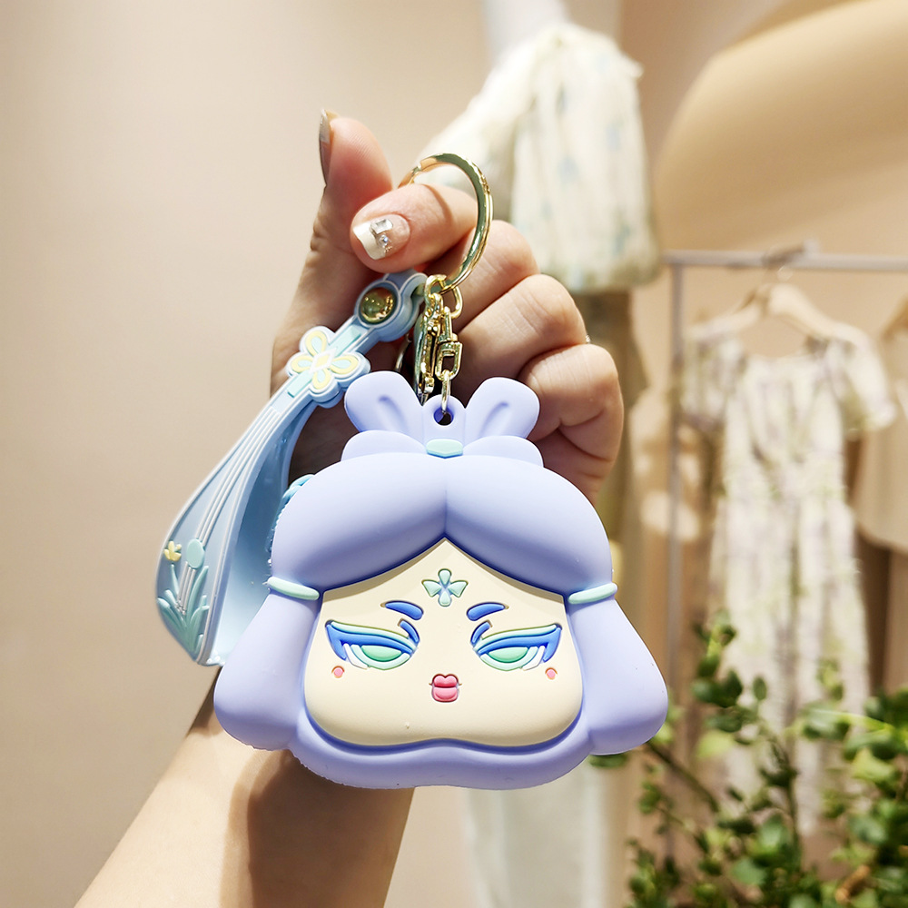 Small silicone cartoon wallet