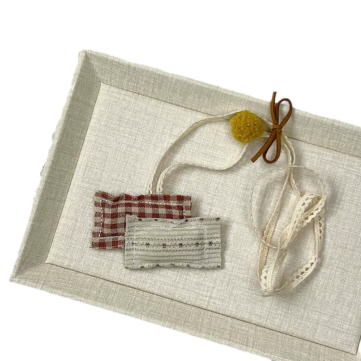 Тканое изделие handmade, ожерелье, аксессуар, хлопок и лен, осень, тренд сезона