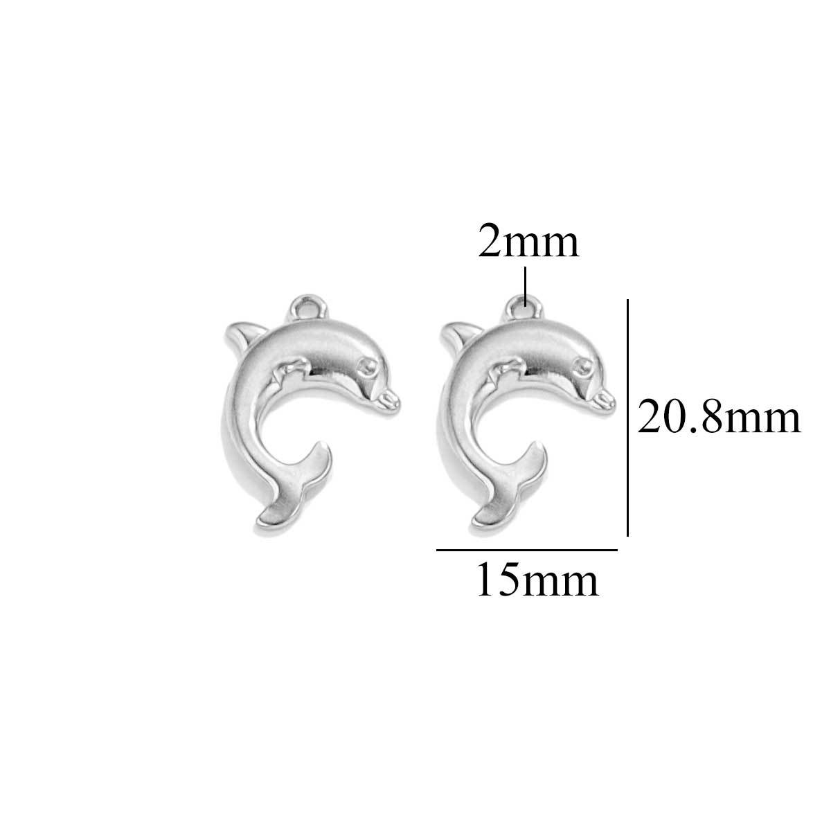 Accesorios de joyería de bricolaje colgante de la serie océano de acero inoxidable sirena concha mar estrella pulsera collar colgante