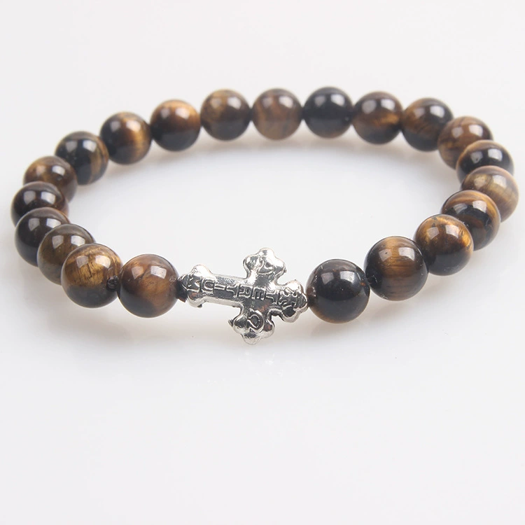 Мужской браслет, набор из металла с эластичной вставкой