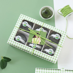 3mm double-sided velvet rope green velvet skin rope DIY craft baking green bean cake packaging decoration cord 20 meters