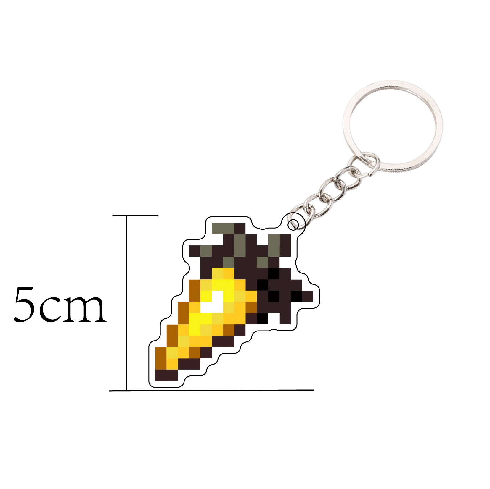 Mi mundo perimetral Minecraft llavero inmortal totem encantado oro manzana acrílico colgante regalo image 18
