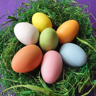 No lanyard 10cm Easter egg simulation egg Children's Painting graffiti diy model plastic egg fake egg