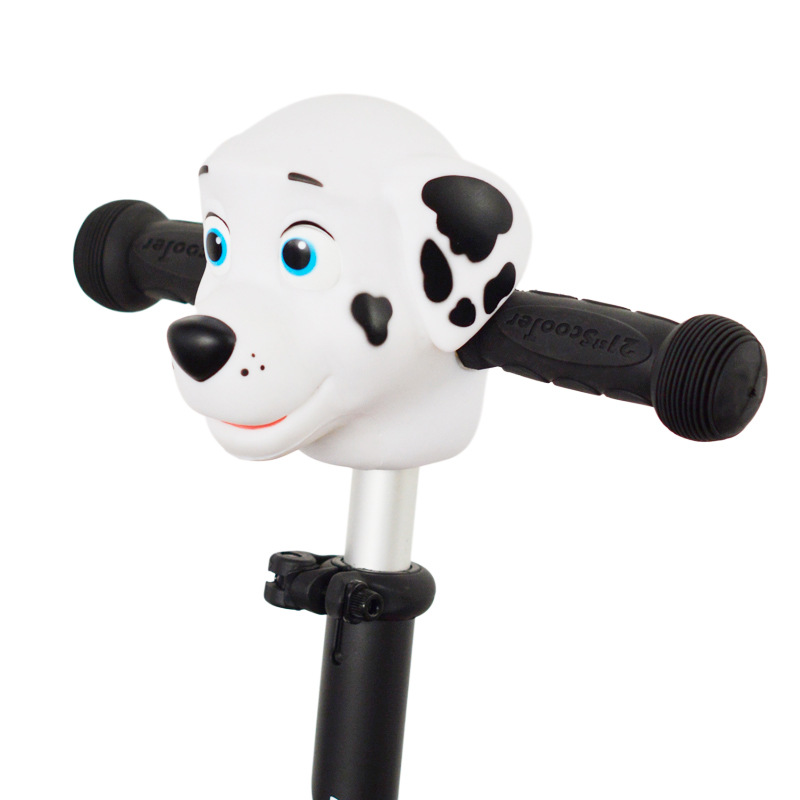 Suministro transfronterizo de accesorios de cochecito para niños scooter dibujos animados lindo cabeza de animal decoración bicicleta anticolisión casco