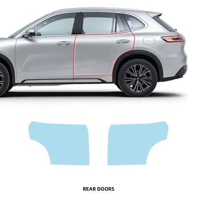 Full Car Protective Film Free – Car paint protective film - one-tpu-film-for-the-rear-door-imported-tpu-film-specially-cut-for-special-vehicles
