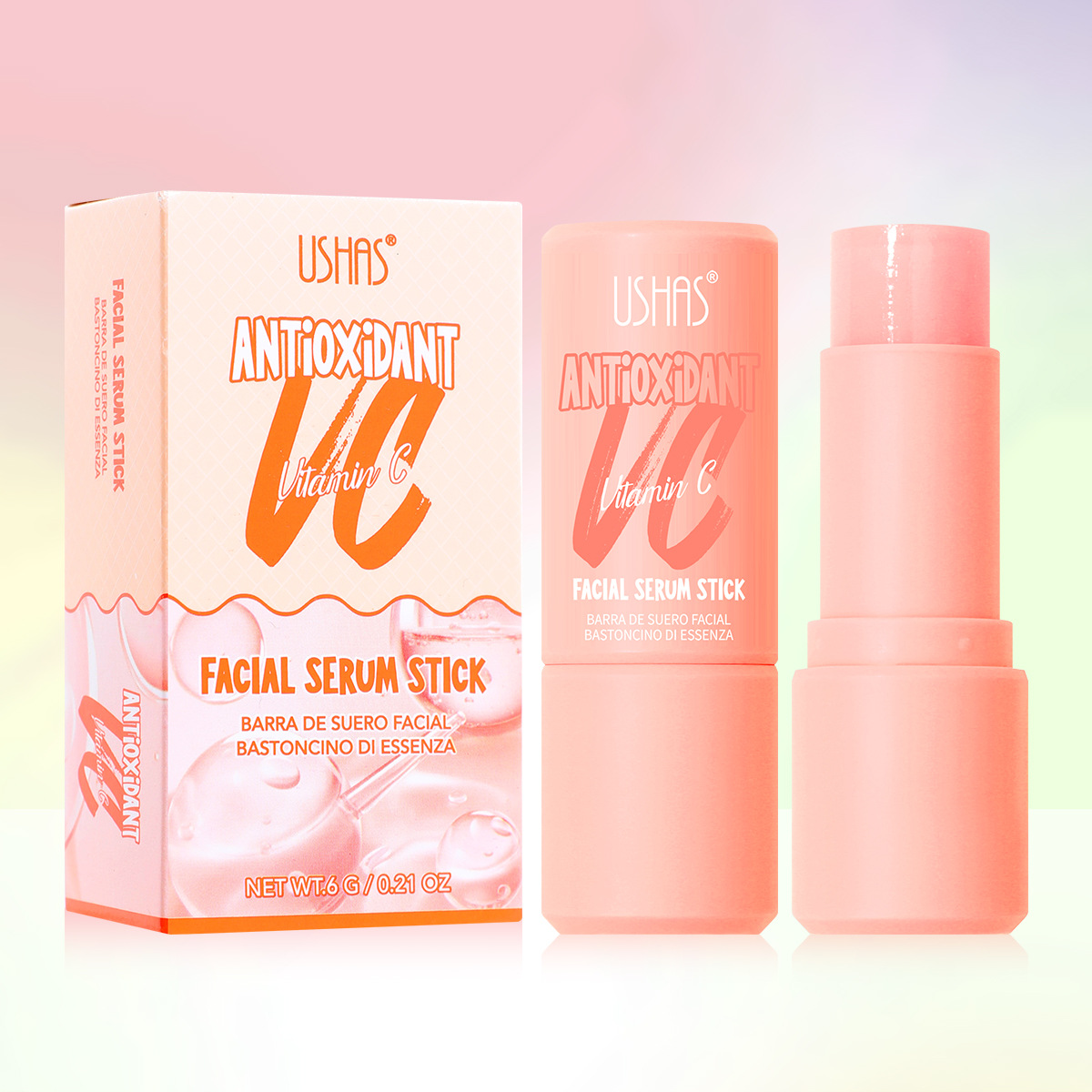 Esencia facial de comercio exterior USHAS para iluminar la piel