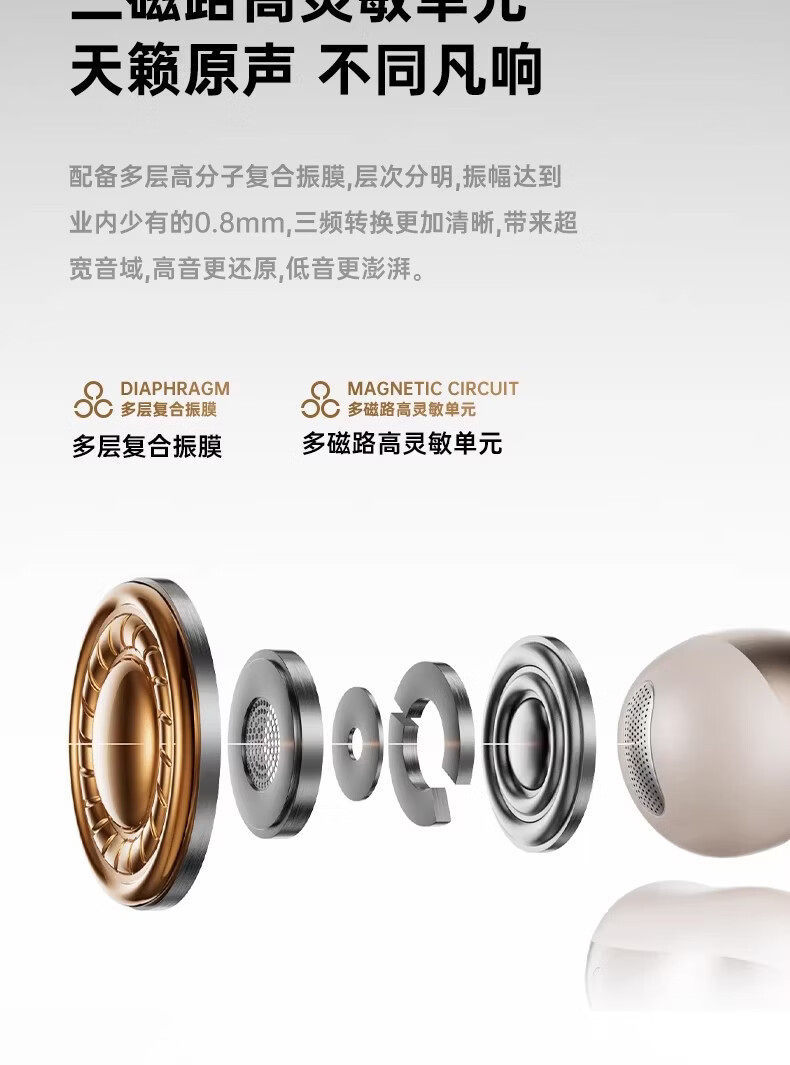 A68pro爆款纹星环开放式夹耳无线蓝牙耳机久戴不痛通用电商代发