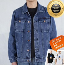 A 71640 Casual Denim Jacket Men Youth ţ�мп� ŷ���羳