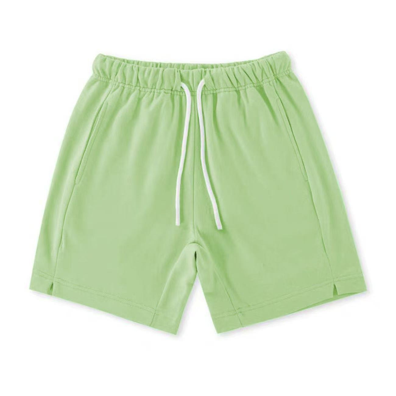 Deportes de verano ocio entrenamiento acondicionado rápido secado fábrica de pantalones al por mayor nuevos pantalones cortos estadounidenses de color sólido para hombres