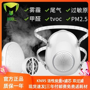 Professional anti-formaldehyde second-hand smoke odor electric air mask KN95 haze dust decoration for pregnant women