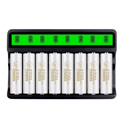 Hibrid akkumulyator batareyaları — rechargeable battery set 2700mah