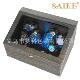 in stock gold sandalwood grain wood high-gloss paint 6 6 epitope automatic mechanical watch shaker electric watch box home