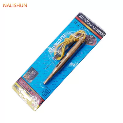 Car truck circuit test Pen Test pen 6v 12v 24v Universal copper pen with wire (Other Automotive Safety Supplies) - copper-electric-pen