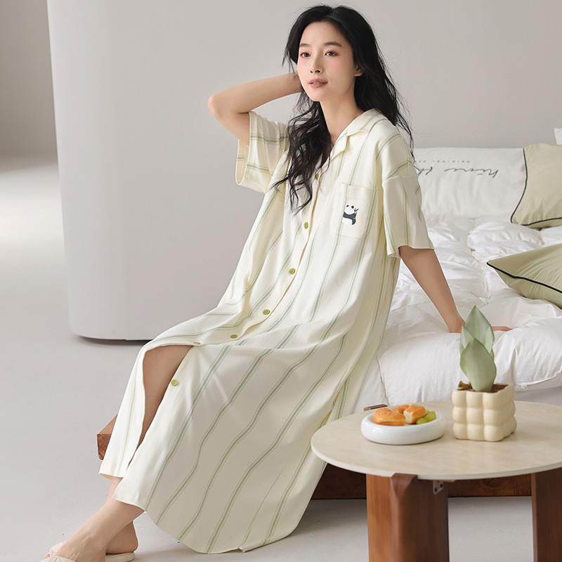 Pijama de verano para mujeres 2025 nuevo algodón de manga corta sexy para mujeres de verano traviesas pijamas de embarazo para mujeres de verano