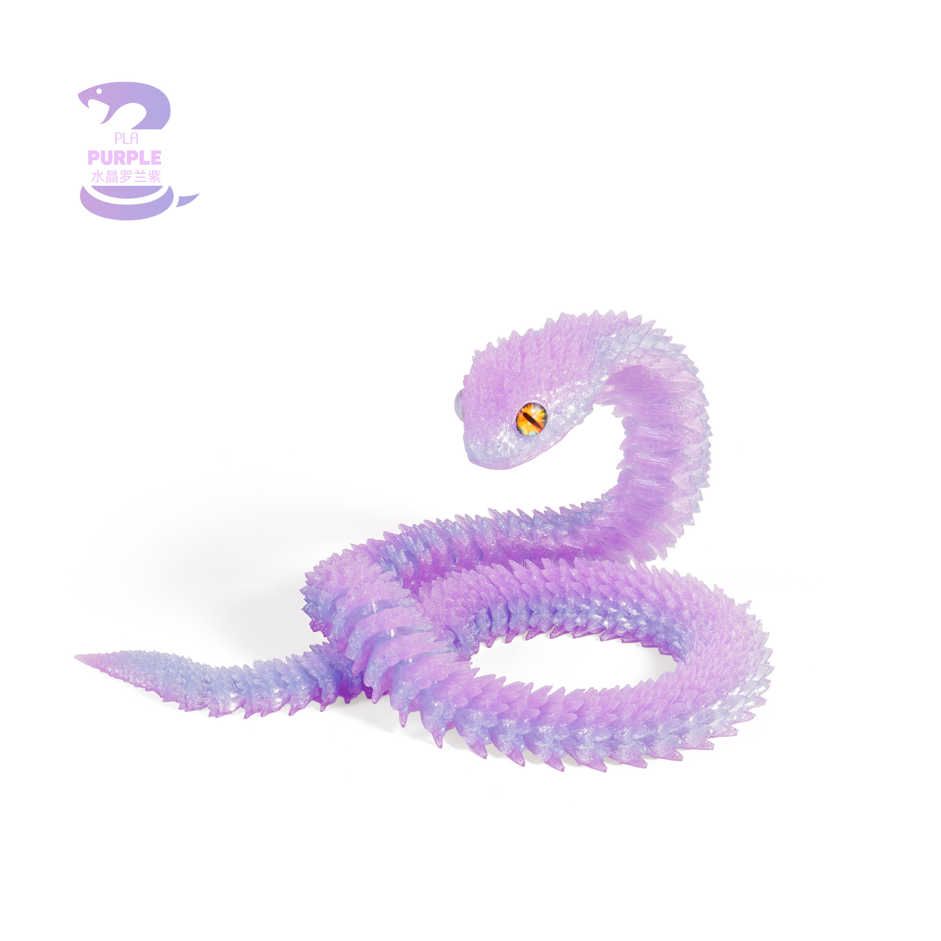 Víbora - cristal Violet - 60 cm