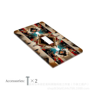 Personalized Switch Panel with Customized Drawings - a Variety of Styles to Choose from to Create Uniqueness