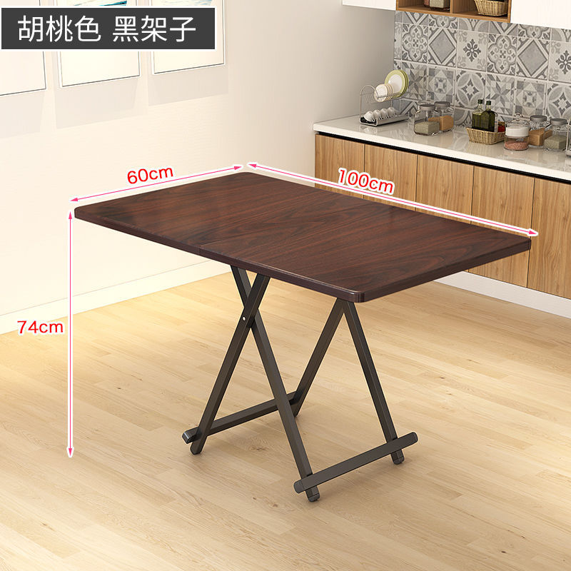 Mesa de comedor retráctil de casa de alquiler pequeña simple y portátil mesa de negociación doméstica multifuncional económica mesa plegable image 30