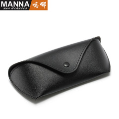 3026 Leather glasses case for sunglasses, Kuroko box sunglasses case, Fashion button box 3025