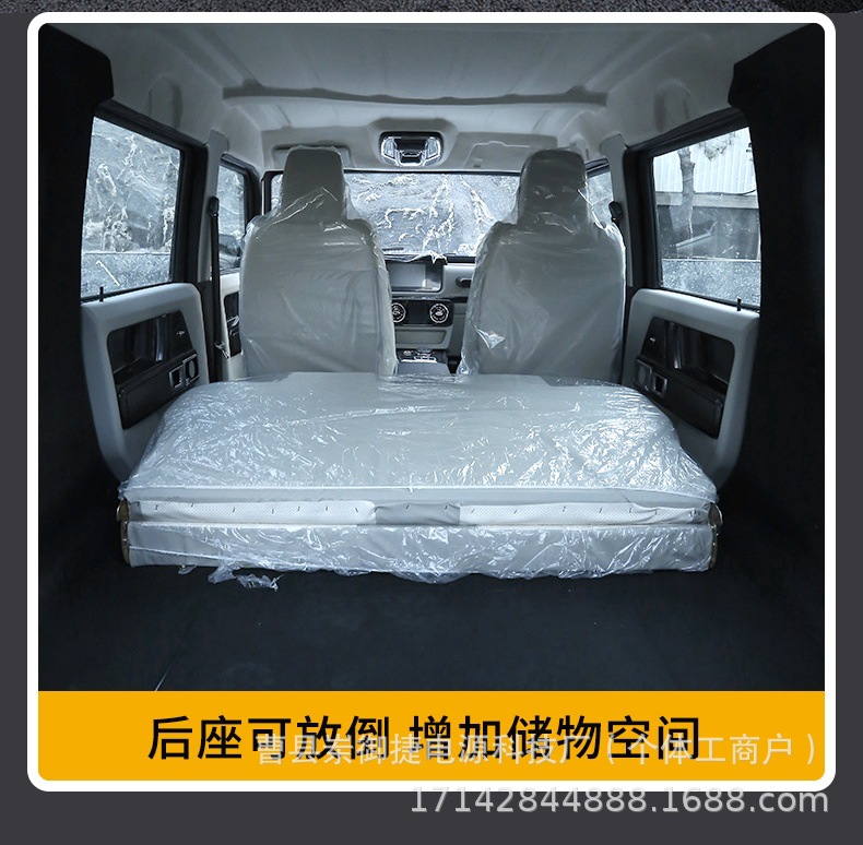 Oil-Electric Hybrid 4-Wheel Electric Car for Women