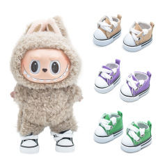 Labubu キャンバスシューズ 17CM Labubu ペンダントシューズ 10cm コットンドールベルペンダントベビー服