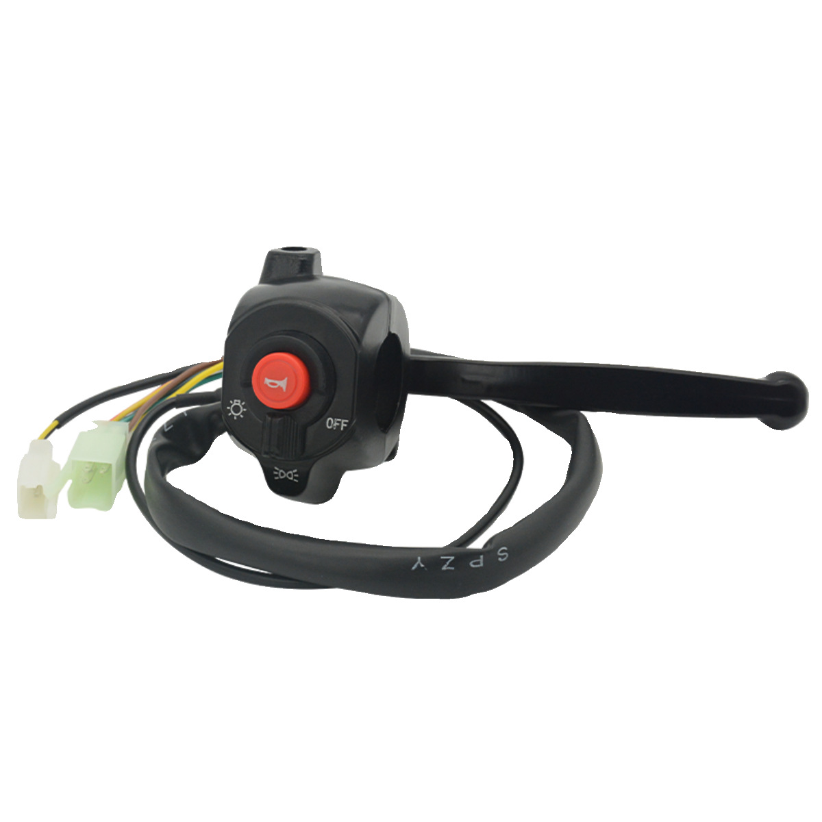 Manija del coche eléctrico batería coche Turtle King faro altavoz integrado interruptor de combinación tambor de freno de disco