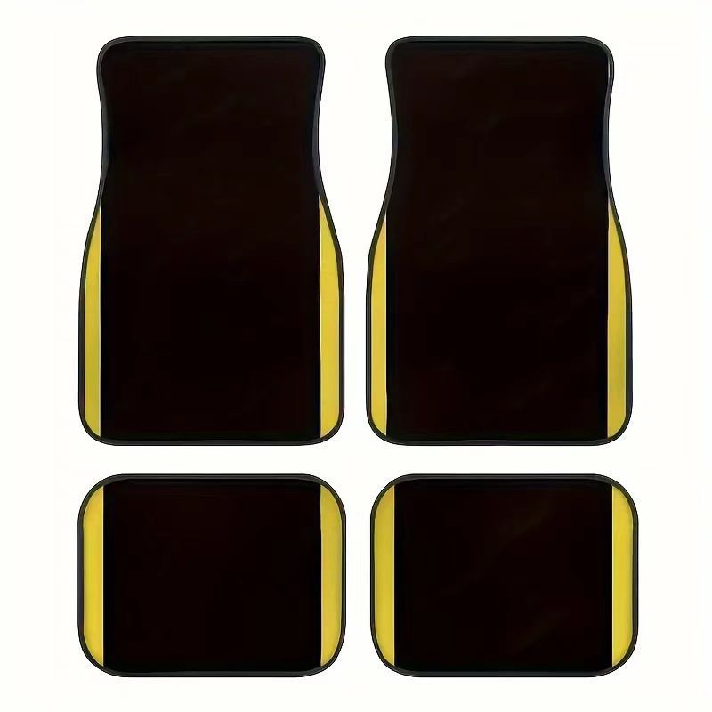 Cross-Border Temu Car Floor Mats, Stain-Resistant and Easy to Care For, Four-Piece Set of Non-Slip Mats, Retro Nordic Style Soft Diatom Mud Floor Mats