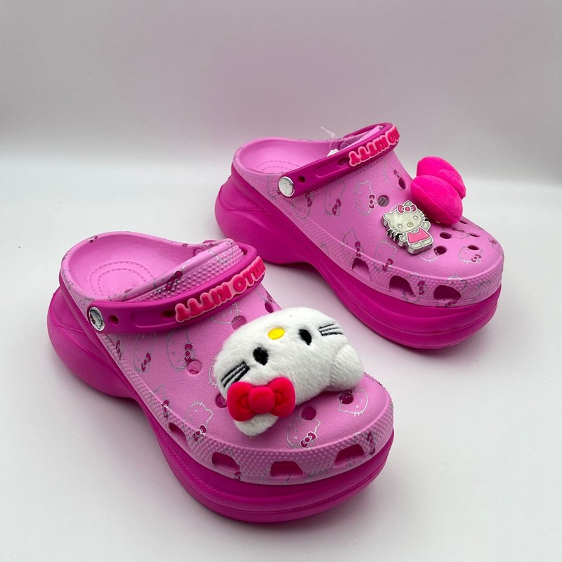 New 2025 Whale Kt Cat Classic Croc Shoes Women's Outdoor Casual Beach Sandals and Slippers Manufacturer Wholesale