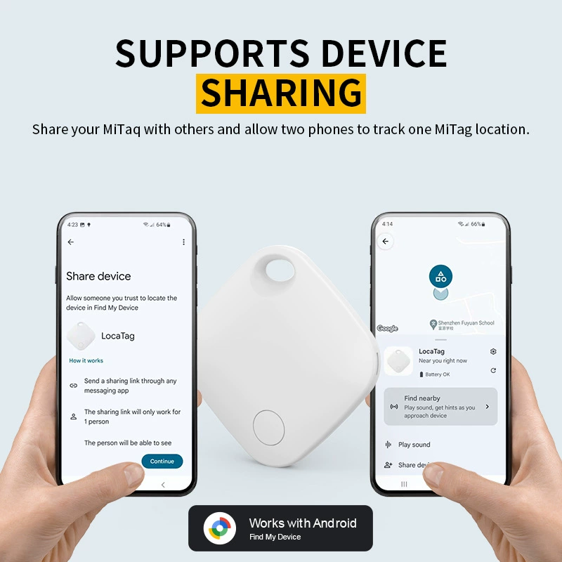 Android locator AIRTAG anti-lossing device suitcase pet position Google certified locator