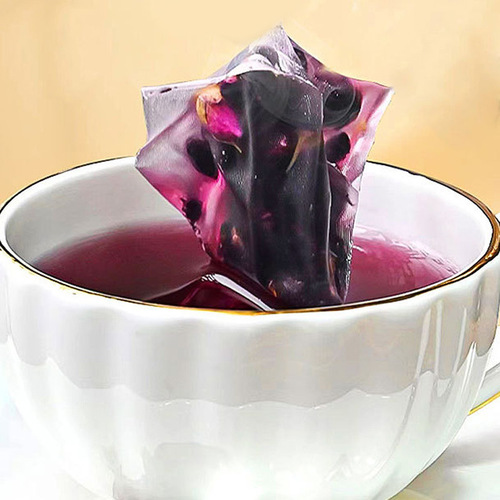 Wholesale black wolfberry mulberry rose tea triangle bag tea bag goddess tea bag tea black wolfberry rose tea