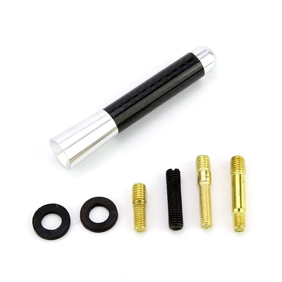 and short antenna modification supplies — vehicle antenna - 8cm-silver-op-bag