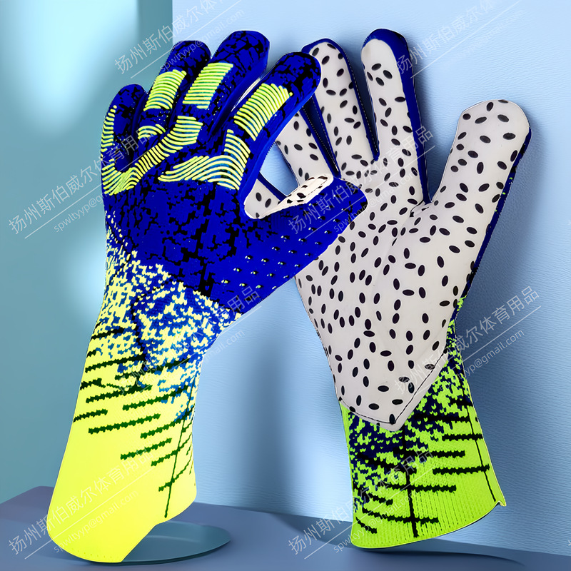 Nuevos guantes de fútbol halcón guantes de portero profesional de látex adulto resistente al desgaste engrosada guantes de portero al por mayor