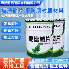 污水厂池冷却塔脱硫塔环氧乙烯基玻璃鳞片胶泥涂料工程施工