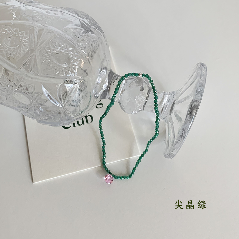 2025 nuevo original DIY colorido cuentas de azúcar de zircon colgante pulsera de nicho de verano para mujeres image 12